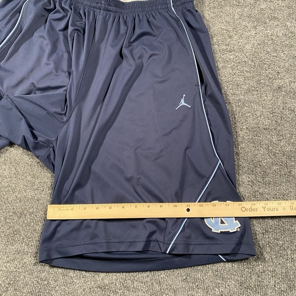 UNC Tar Heels Nike Elite Air Jordan Baggy Y2K Basketball Shorts Mens Size XL - Picture 8 of 10